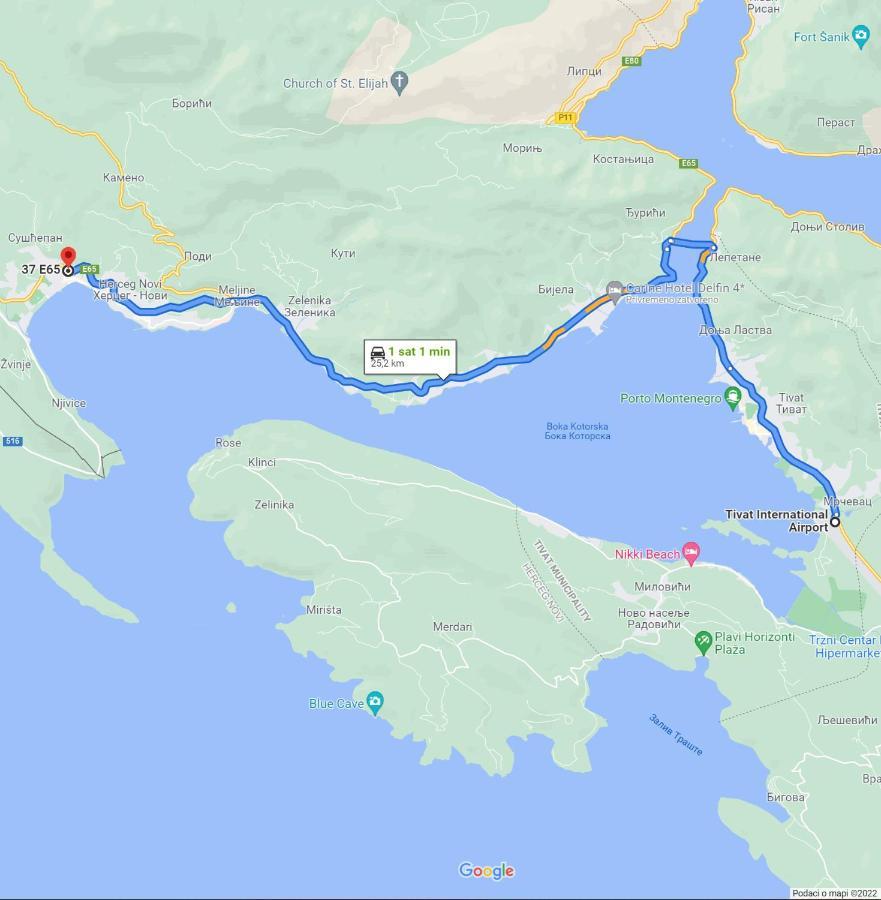 Dlx Apartman Adriatics Herceg Novi Zewnętrze zdjęcie